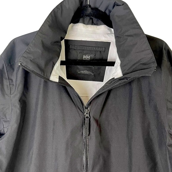 Helly Hansen Black Windbreaker Rain  Jacket - Picture 5 of 6